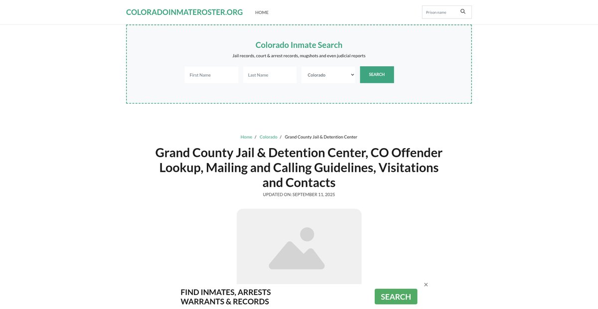 Preview of coloradoinmateroster.org