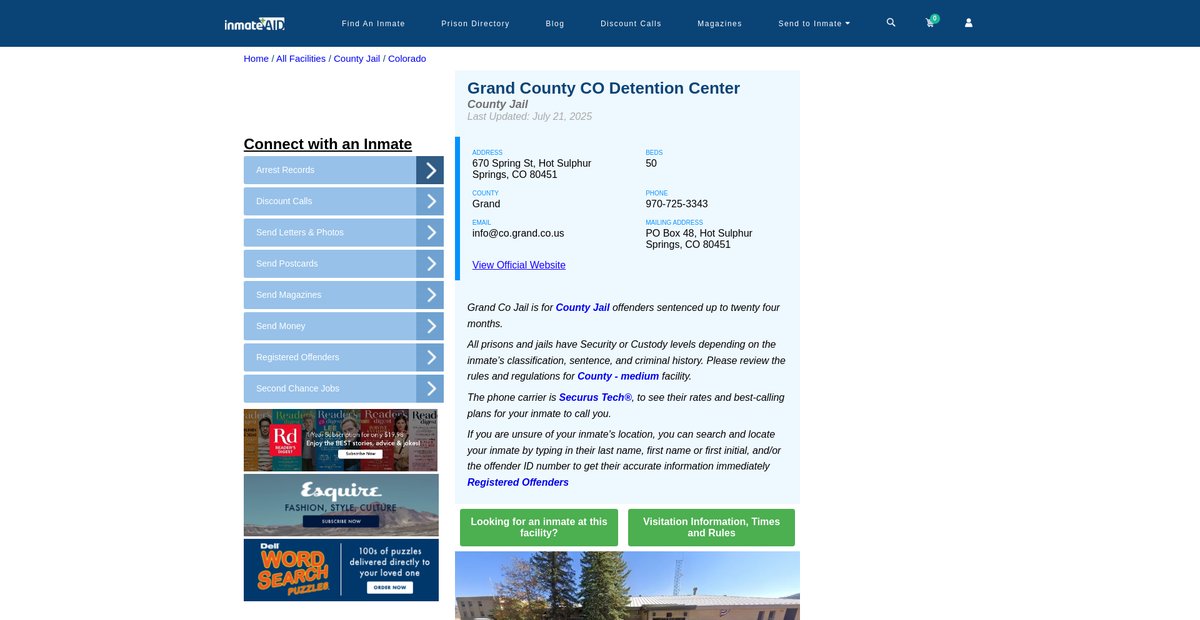 Preview of inmateaid.com