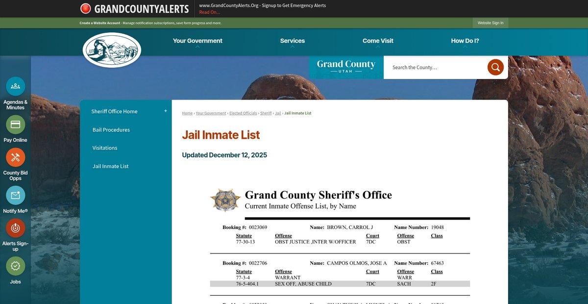 Preview of grandcountyutah.net