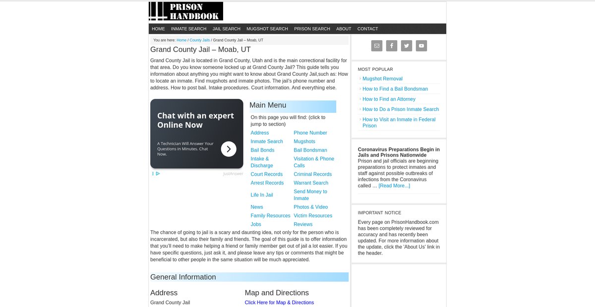 Preview of prisonhandbook.com