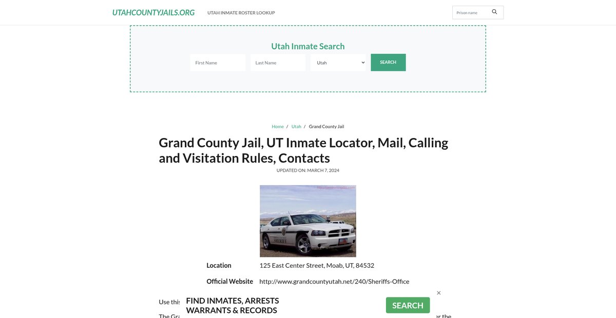 Preview of utahcountyjails.org