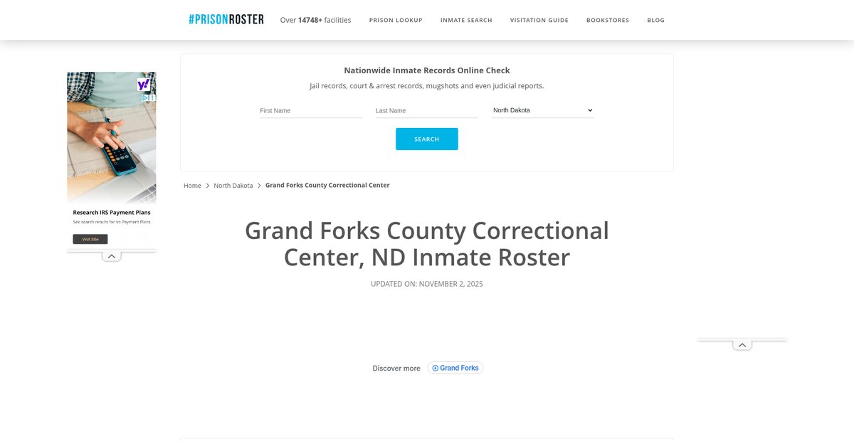 Preview of prisonroster.com