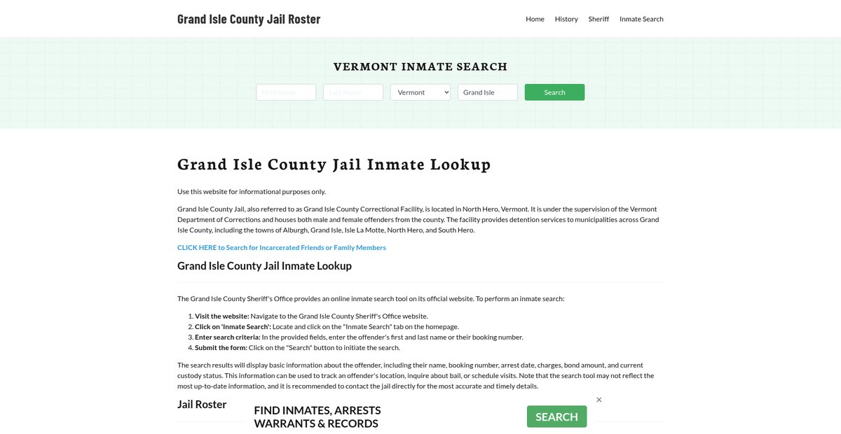 Preview of grandislecountyjail.org