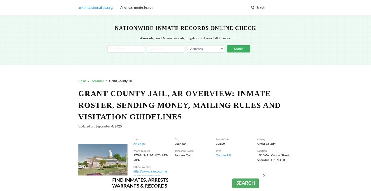 Preview of arkansasinmates.org