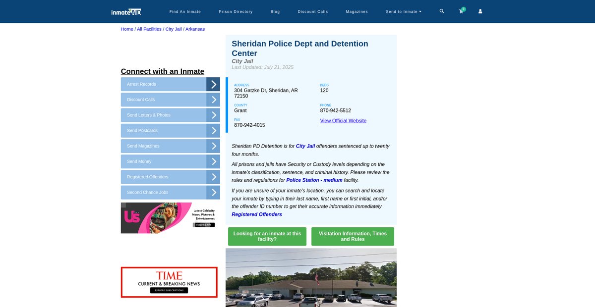 Preview of inmateaid.com