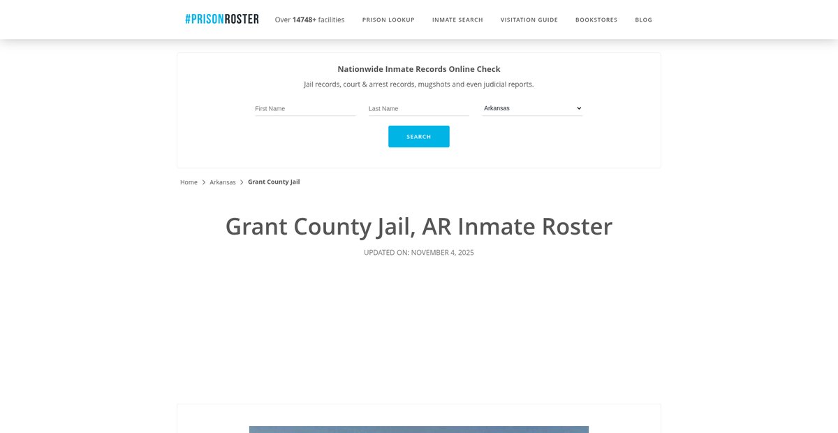 Preview of prisonroster.com