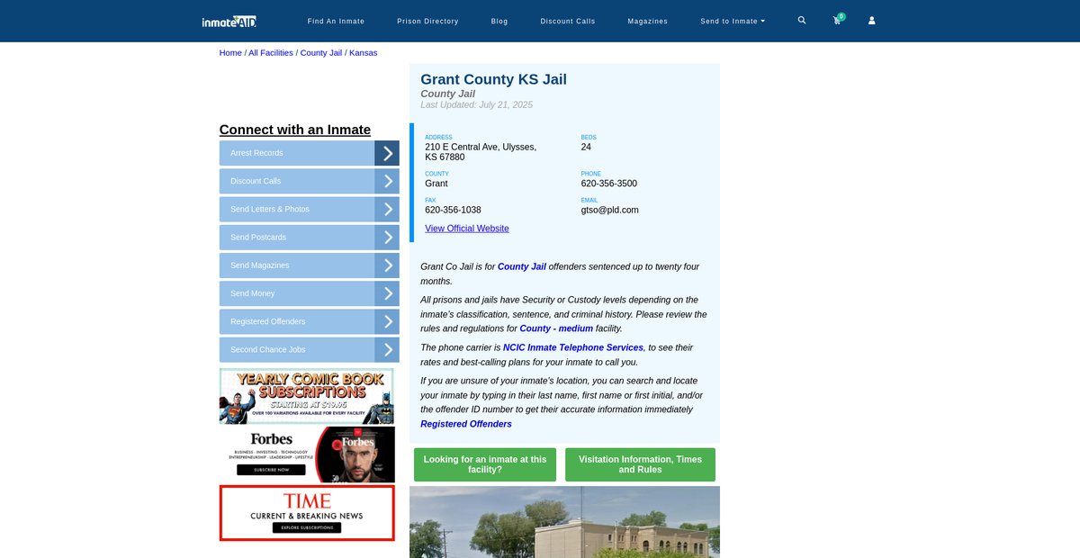 Preview of inmateaid.com
