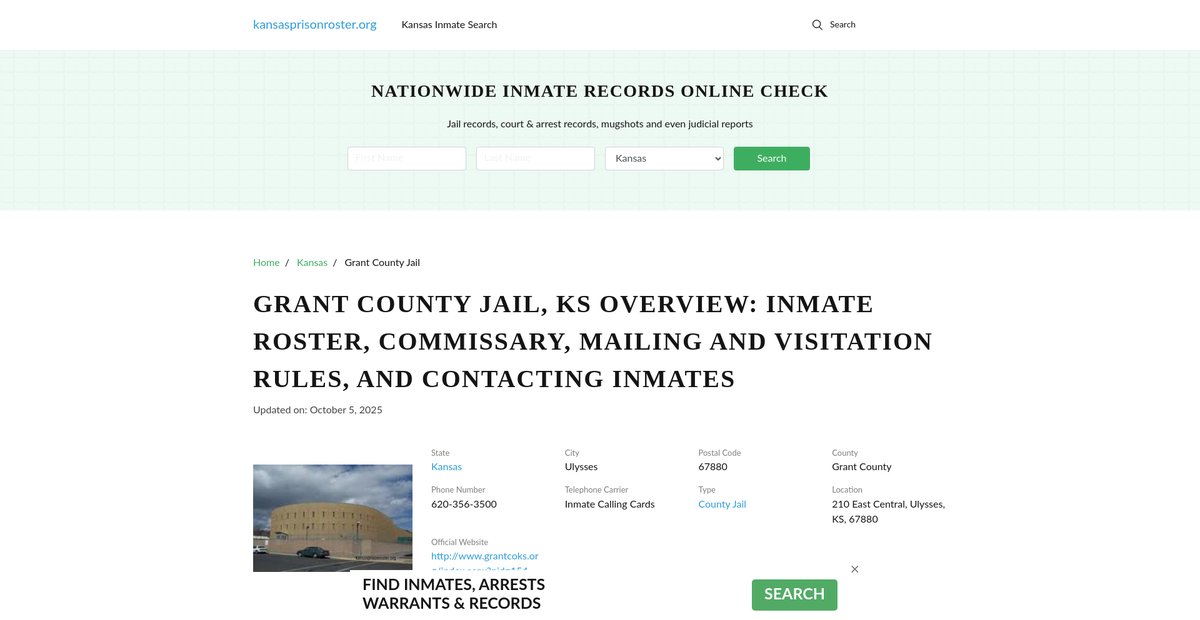 Preview of kansasprisonroster.org