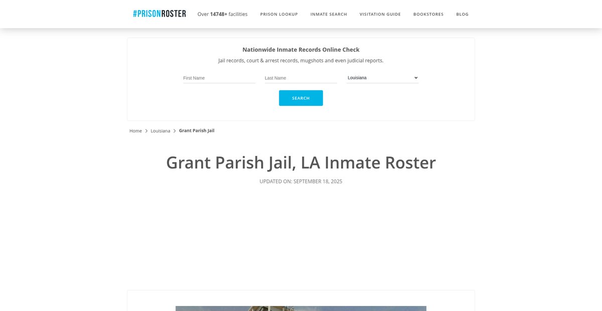 Preview of prisonroster.com