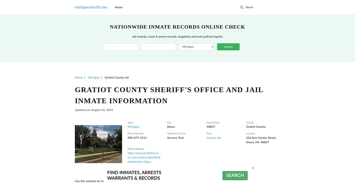 Preview of michigansheriff.com