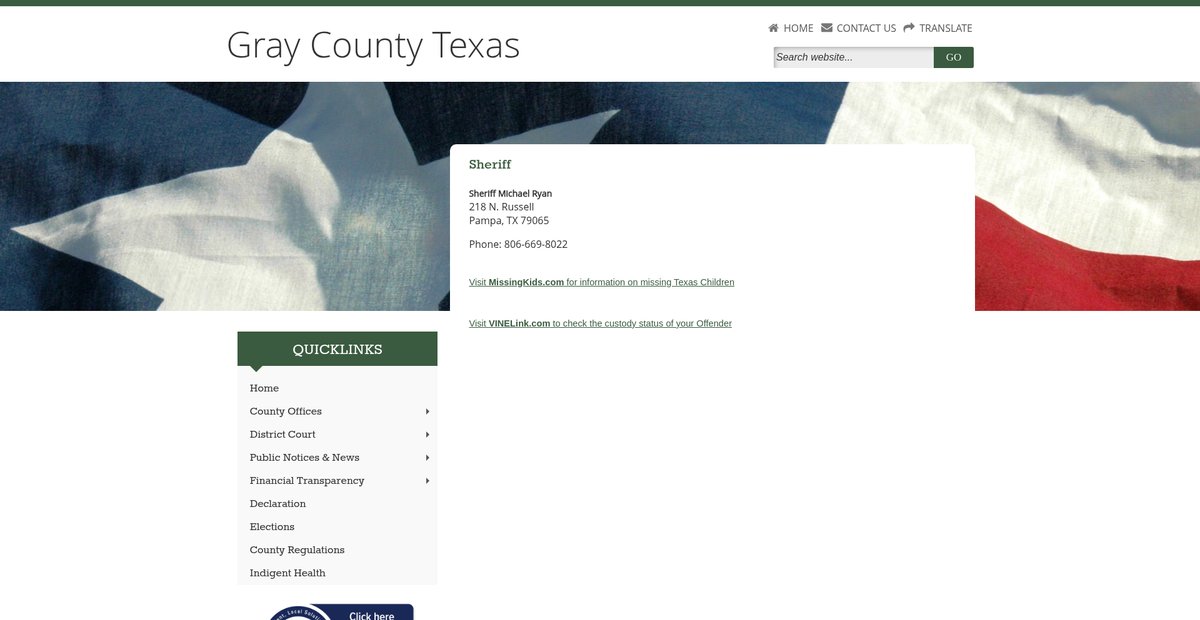 Preview of co.gray.tx.us