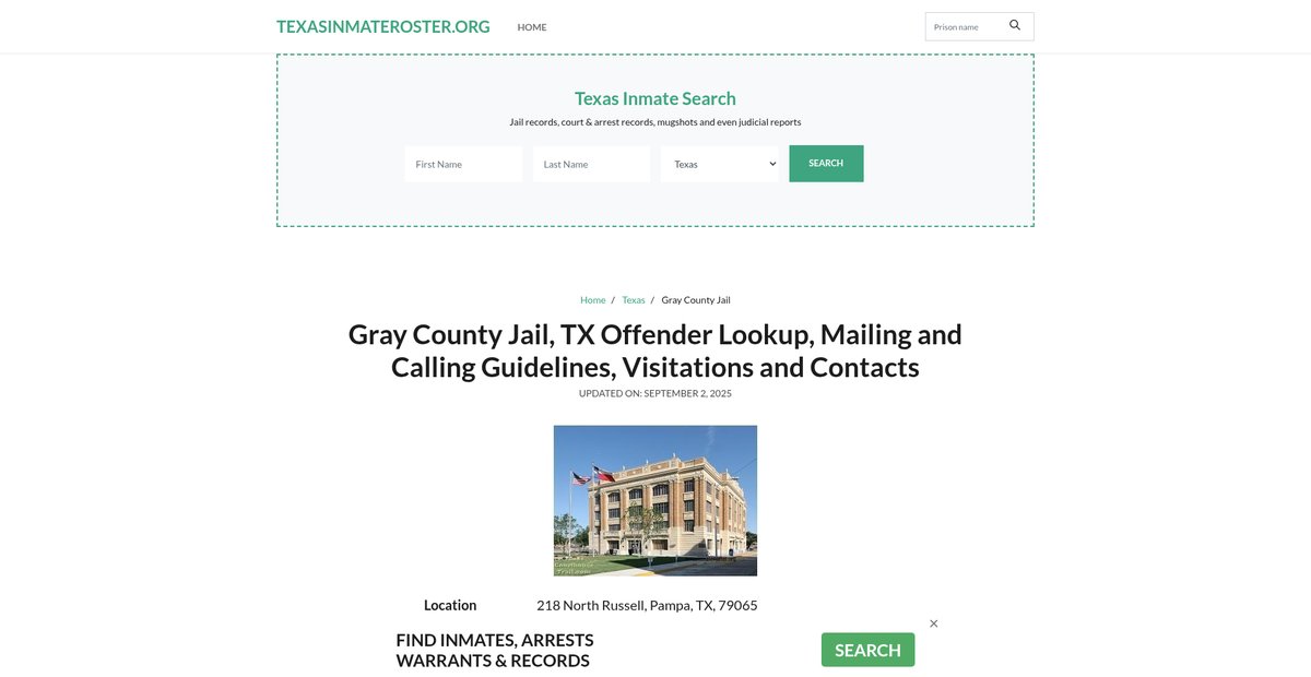 Preview of texasinmateroster.org