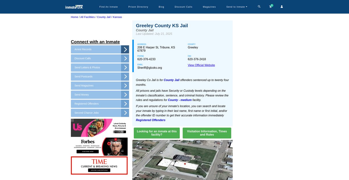 Preview of inmateaid.com