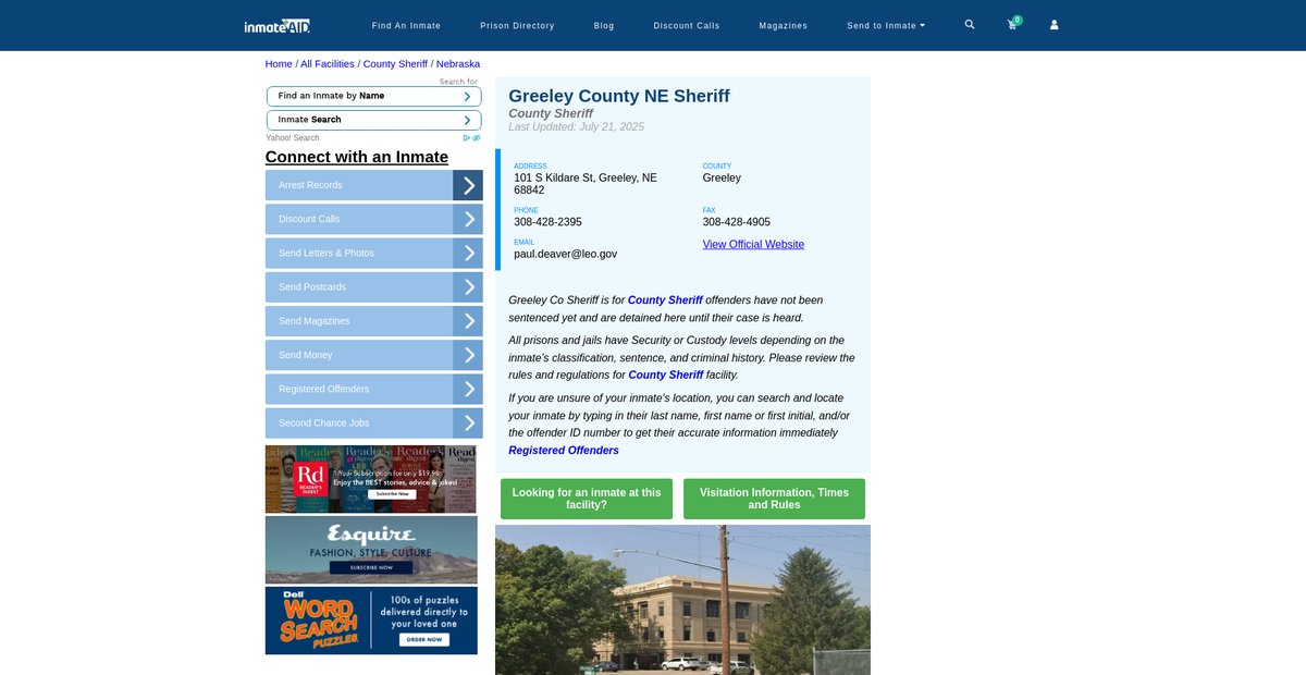 Preview of inmateaid.com