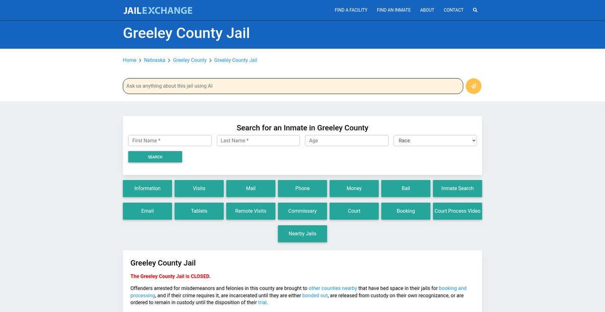 Preview of jailexchange.com