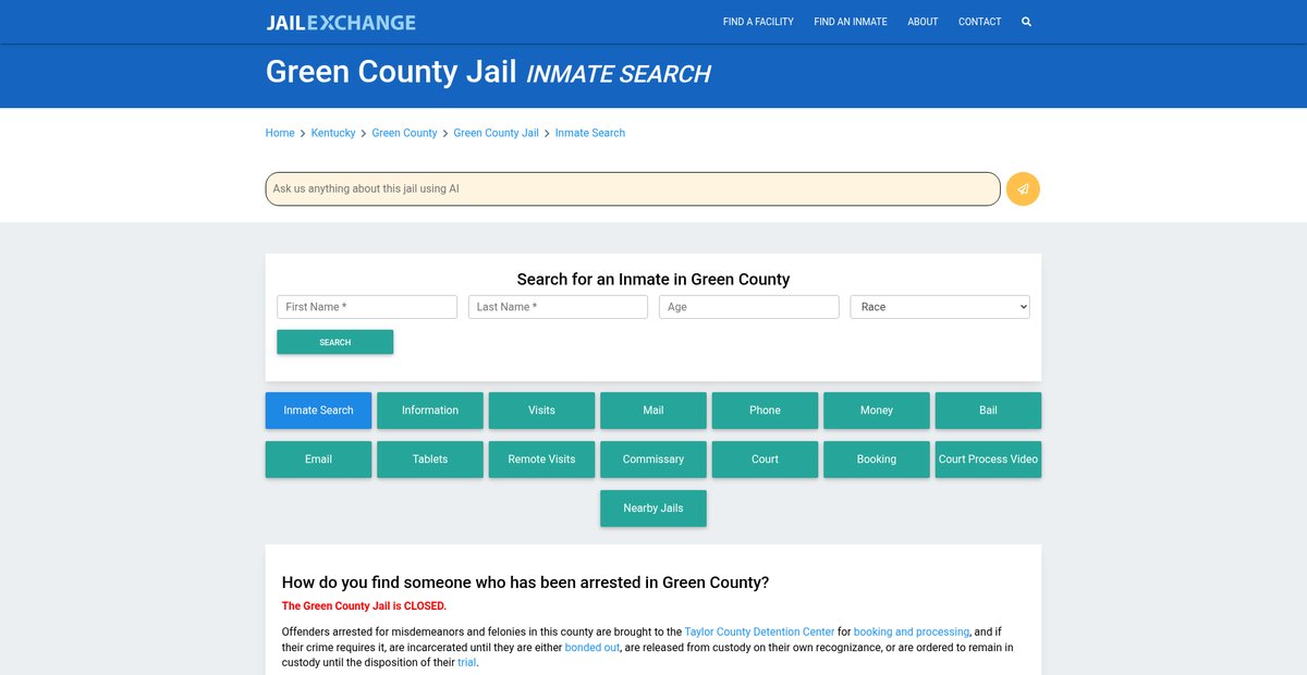 Preview of jailexchange.com