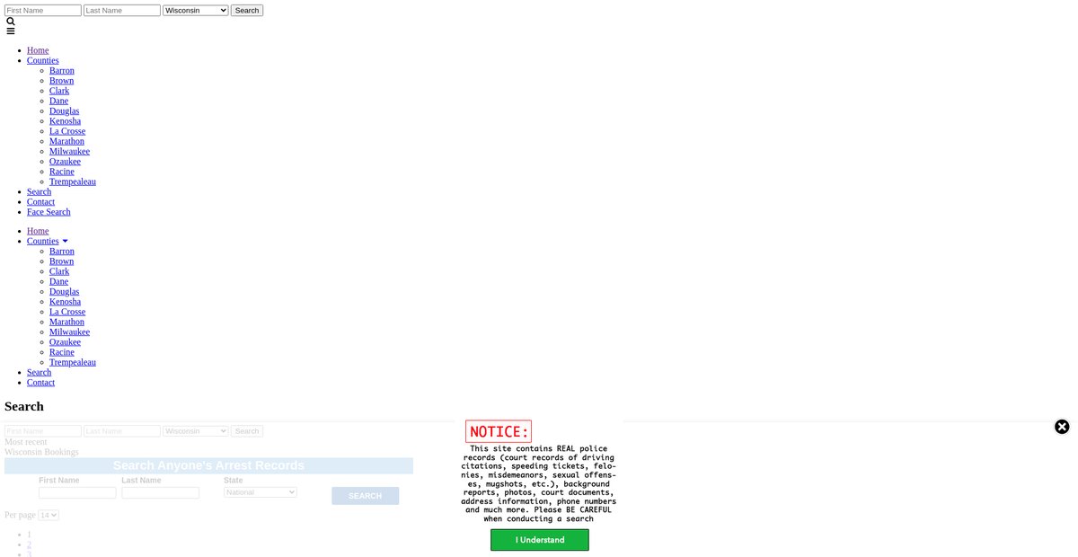 Preview of wisconsin.arrests.org