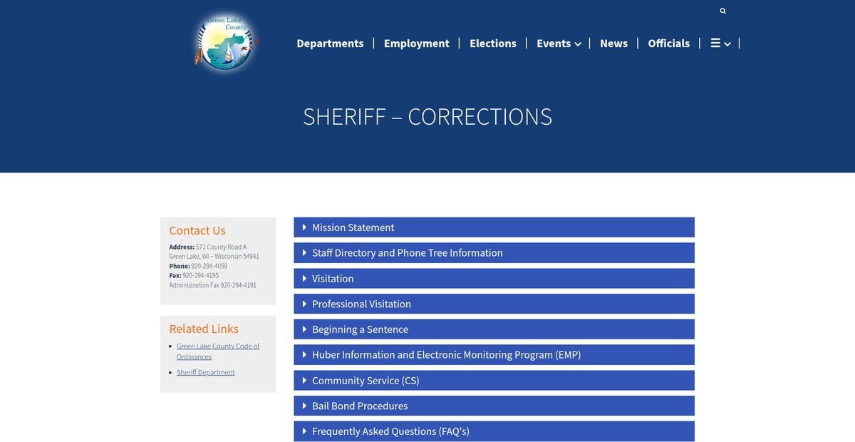 Preview of greenlakecountywi.gov