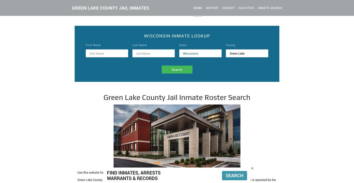 Preview of greenlakejailroster.org