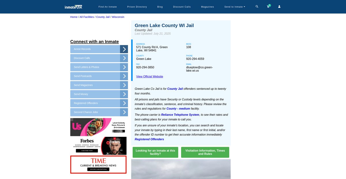 Preview of inmateaid.com