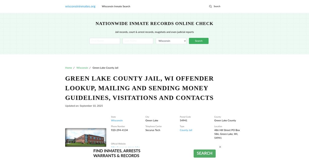Preview of wisconsininmates.org