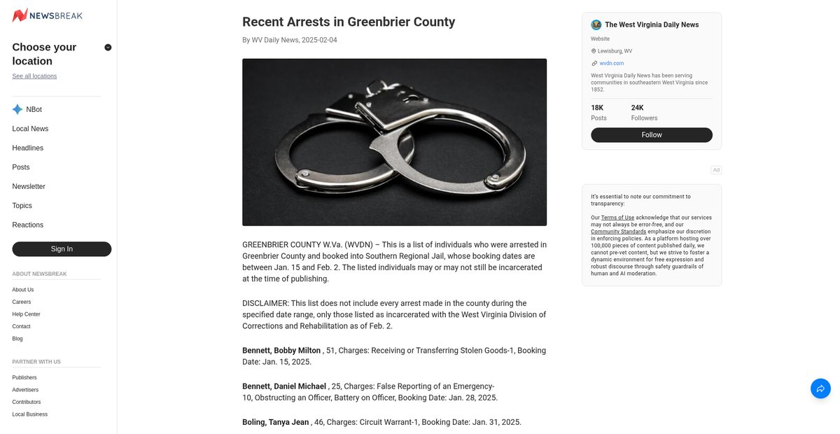 Preview of newsbreak.com