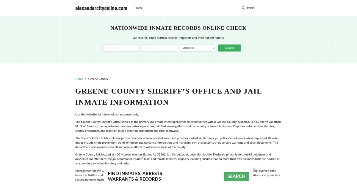 Preview of alexandercityonline.com