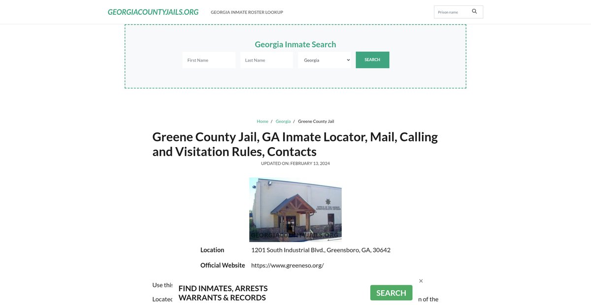 Preview of georgiacountyjails.org