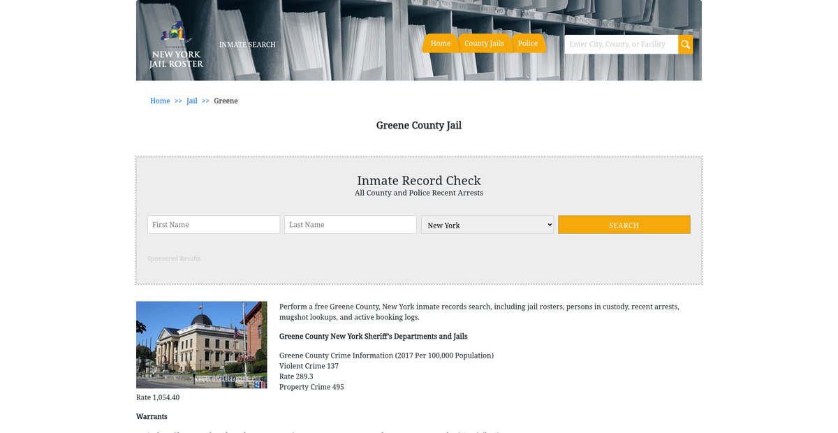 Preview of newyorkjailroster.com