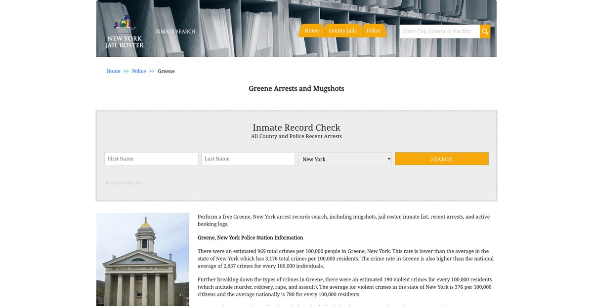 Preview of newyorkjailroster.com