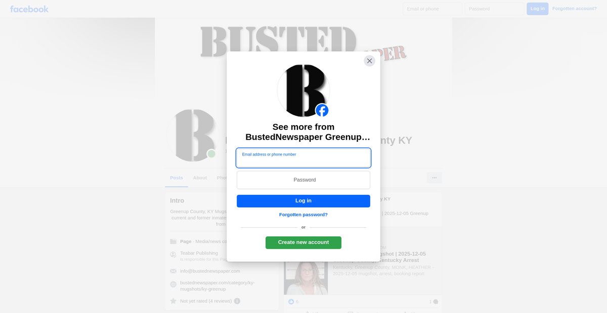 Preview of facebook.com