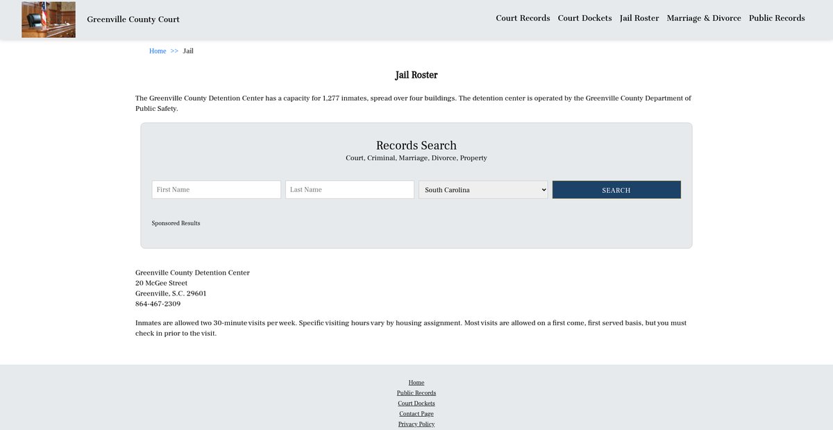 Preview of greenvillecountycourt.org