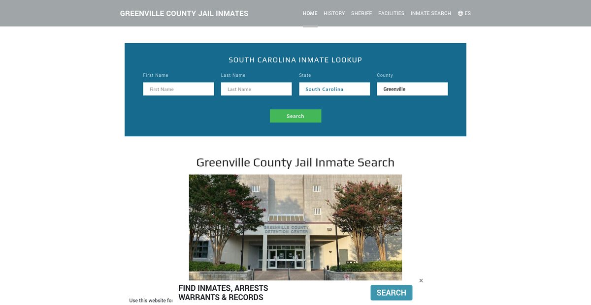 Preview of greenvillejailroster.org