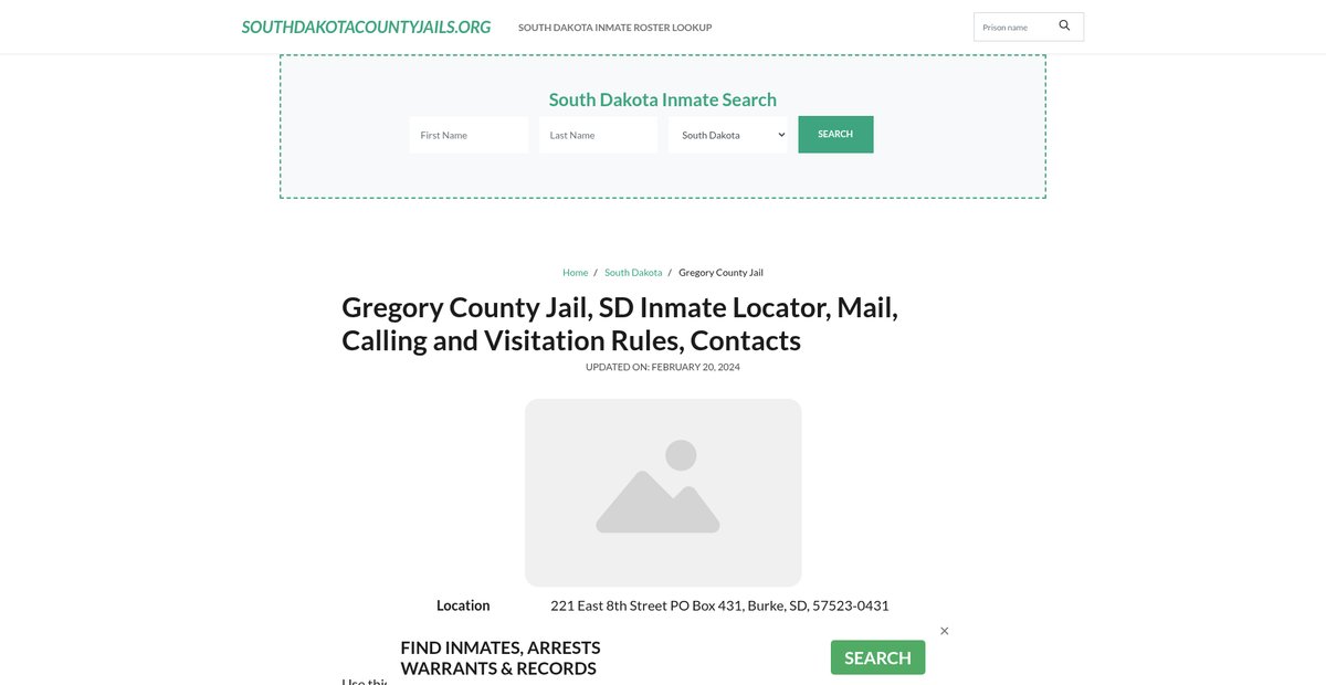 Preview of southdakotacountyjails.org