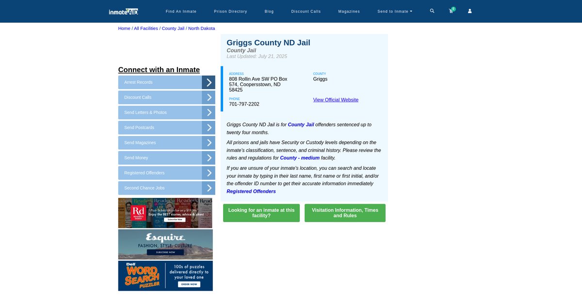 Preview of inmateaid.com