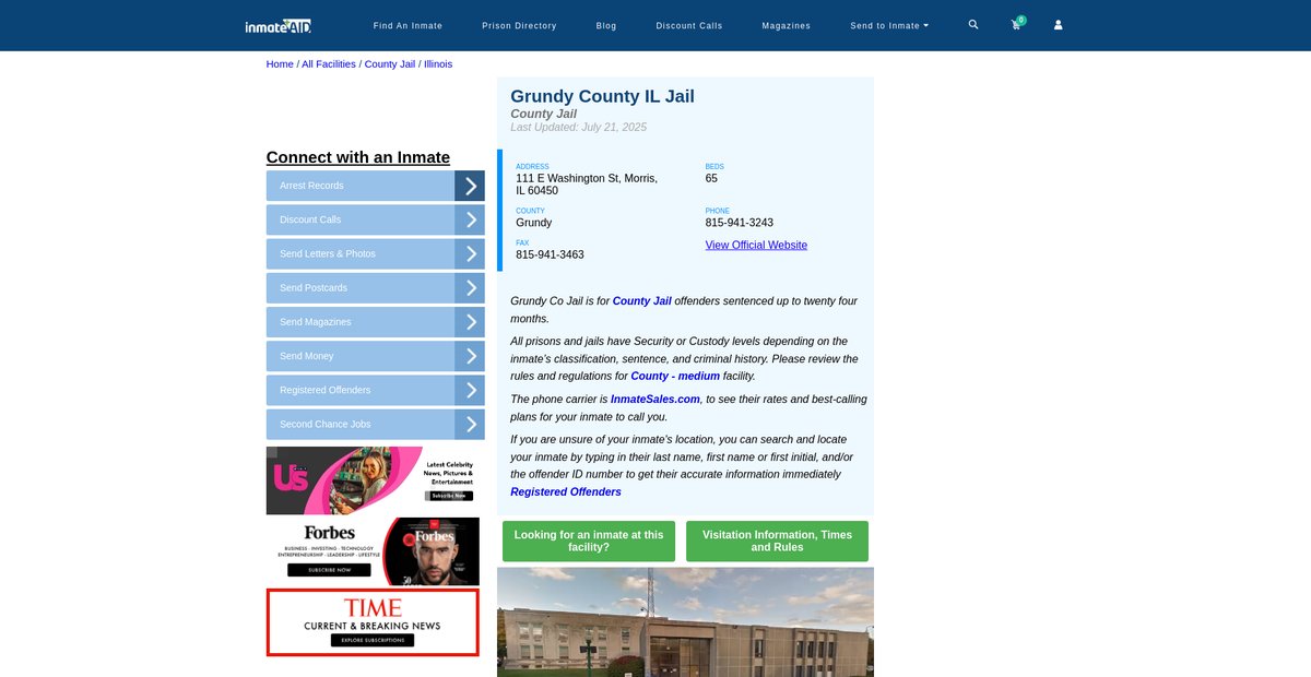 Preview of inmateaid.com