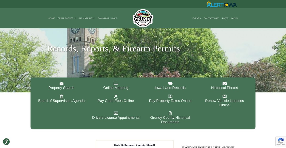 Preview of grundycountyiowa.gov