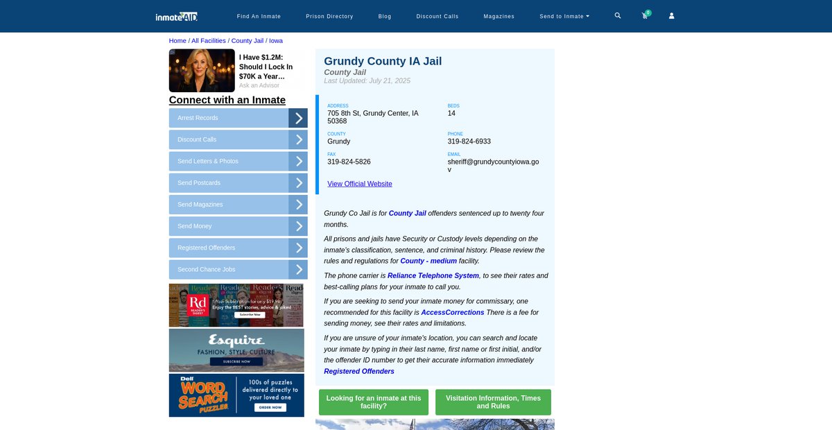 Preview of inmateaid.com