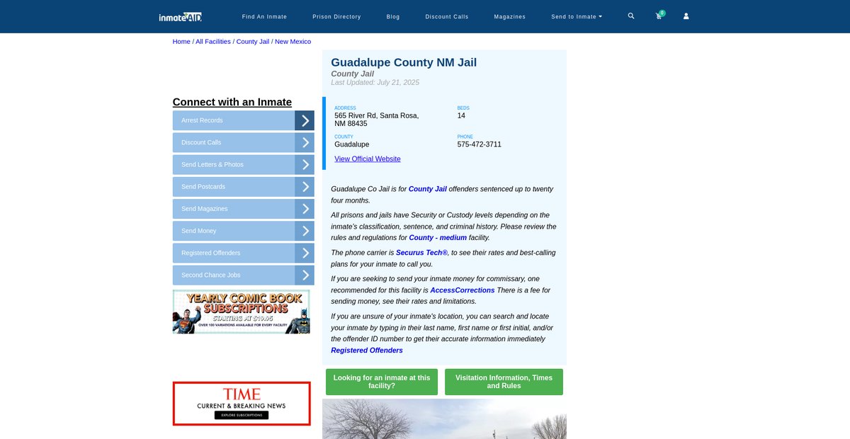Preview of inmateaid.com