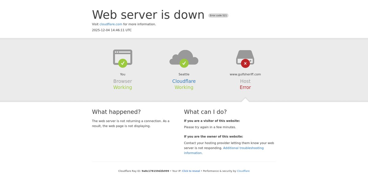 Preview of gulfsheriff.com