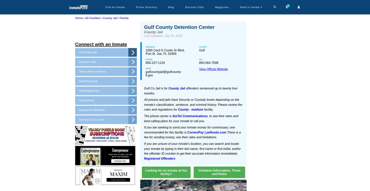 Preview of inmateaid.com