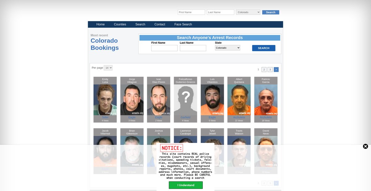 Preview of colorado.arrests.org