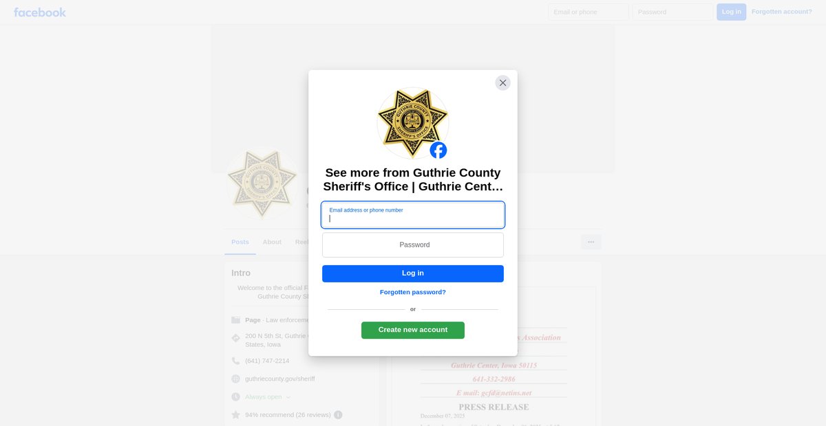 Preview of facebook.com