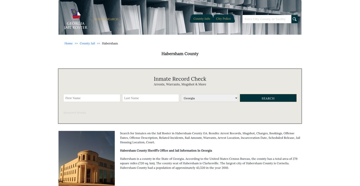 Preview of georgiajailroster.com