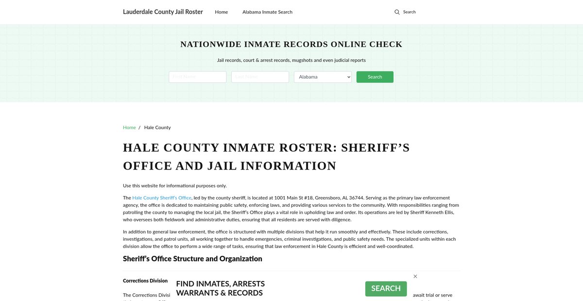 Preview of lauderdalecountyonline.com