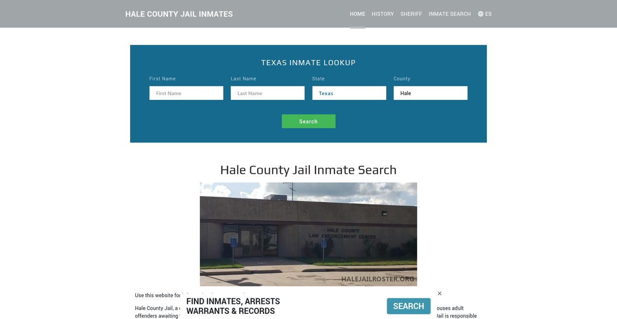 Preview of halejailroster.org