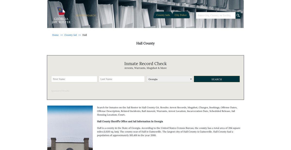 Preview of georgiajailroster.com