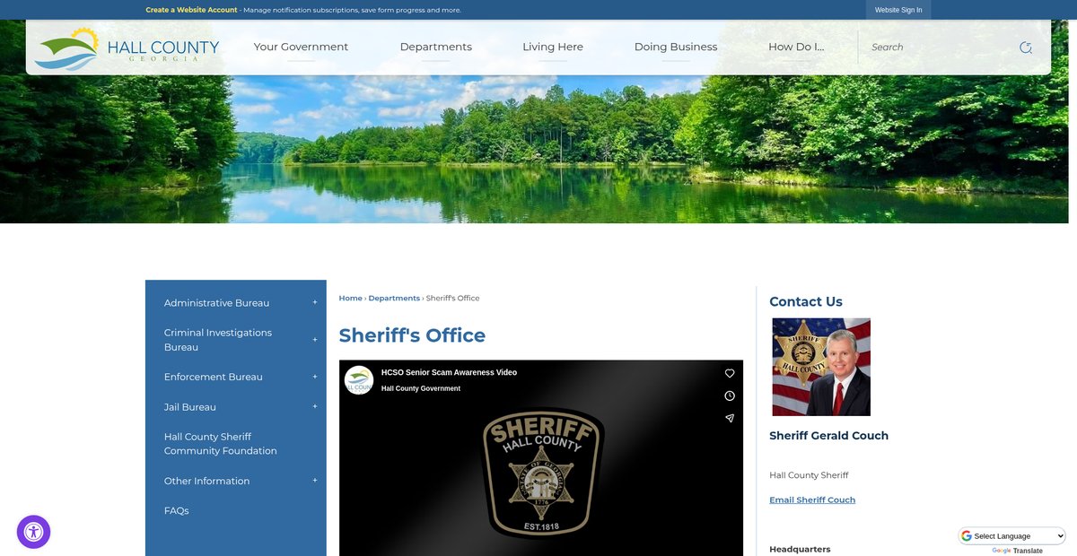 Preview of hallcountysheriffsoffice.org