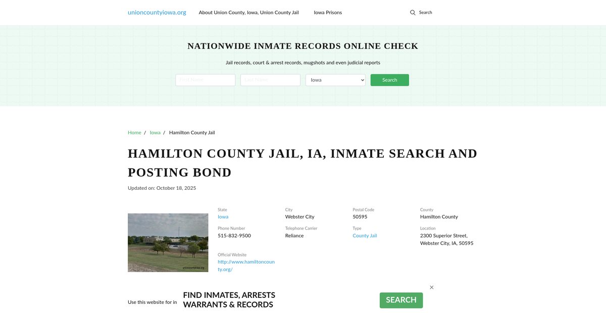 Preview of unioncountyiowa.org