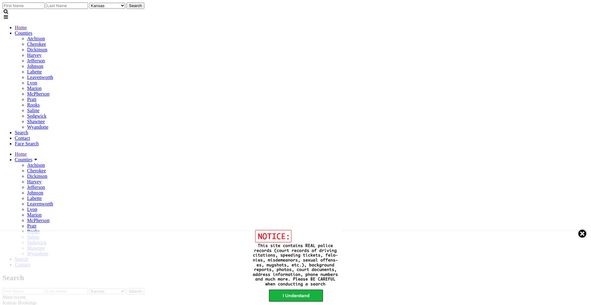 Preview of kansas.arrests.org